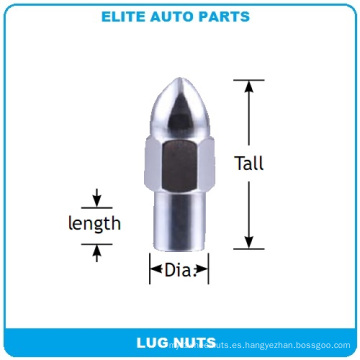 Bullet Mag Lug Nuts para automóvil